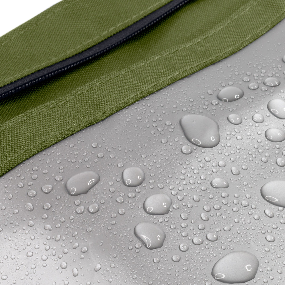 BLACK+BLUM insulated picnic tote bag with water-repellent slate exterior and moss-colored interior for outdoor meals.