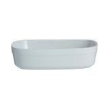 William Mason Mason Cash kleine rechteckige graue Auflaufform, 1,4 Liter, with slight glaze imperfections, suitable for baking and serving.