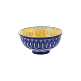 Typhoon Tunis Schale in three sizes, ceramic bowls with intricate Tunisian-inspired patterns, perfect for serving or decoration.