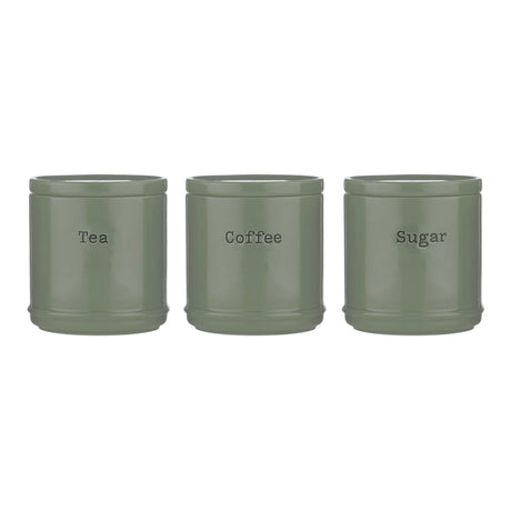 Set of three Price & Kensington Vorratsdosen in various colors, featuring durable storage containers for kitchen organization.