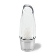 Cole & Mason Acryl-Edelstahl-Mühle MILSTON salt grinder with stainless steel and acrylic finish, showing the textured grinding mechanism.