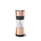 Cole & Mason Horsham Kupfer Inverta salt mill, 15.4 cm tall, with a sleek copper finish and modern design.