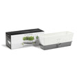 Cole & Mason triple self-watering herb planter pot with drainage system, ideal for indoor herb gardening.