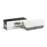 Cole & Mason triple self-watering herb planter pot with drainage system, ideal for indoor herb gardening.