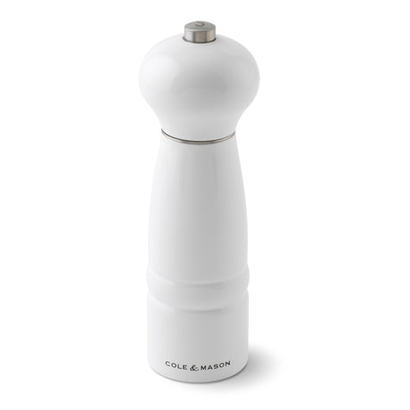 Cole & Mason Holz-Mühle WINDSOR salt mill with wooden finish, featuring a sleek design and adjustable grind mechanism.