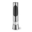 Cole & Mason electric mill Richmond with sleek black design and stainless steel accents, showing a close-up of the grinding mechanism.