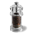 Cole & Mason Acrylmühle 575 pepper mill, clear acrylic grinder with adjustable ceramic mechanism for fresh ground pepper.