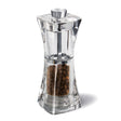 Cole & Mason Acryl-Edelstahl-Mühle CRYSTAL pepper grinder with clear acrylic and stainless steel finish.
