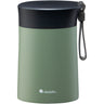 ALADDIN Bistro Lunch-Thermobecher in 400ml with colorful lids, showing a sleek stainless steel design and vibrant color options.