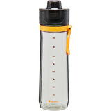 Aladdin 800 ml sports tracker water bottle in four colors, with a sleek design and secure lid for active hydration.