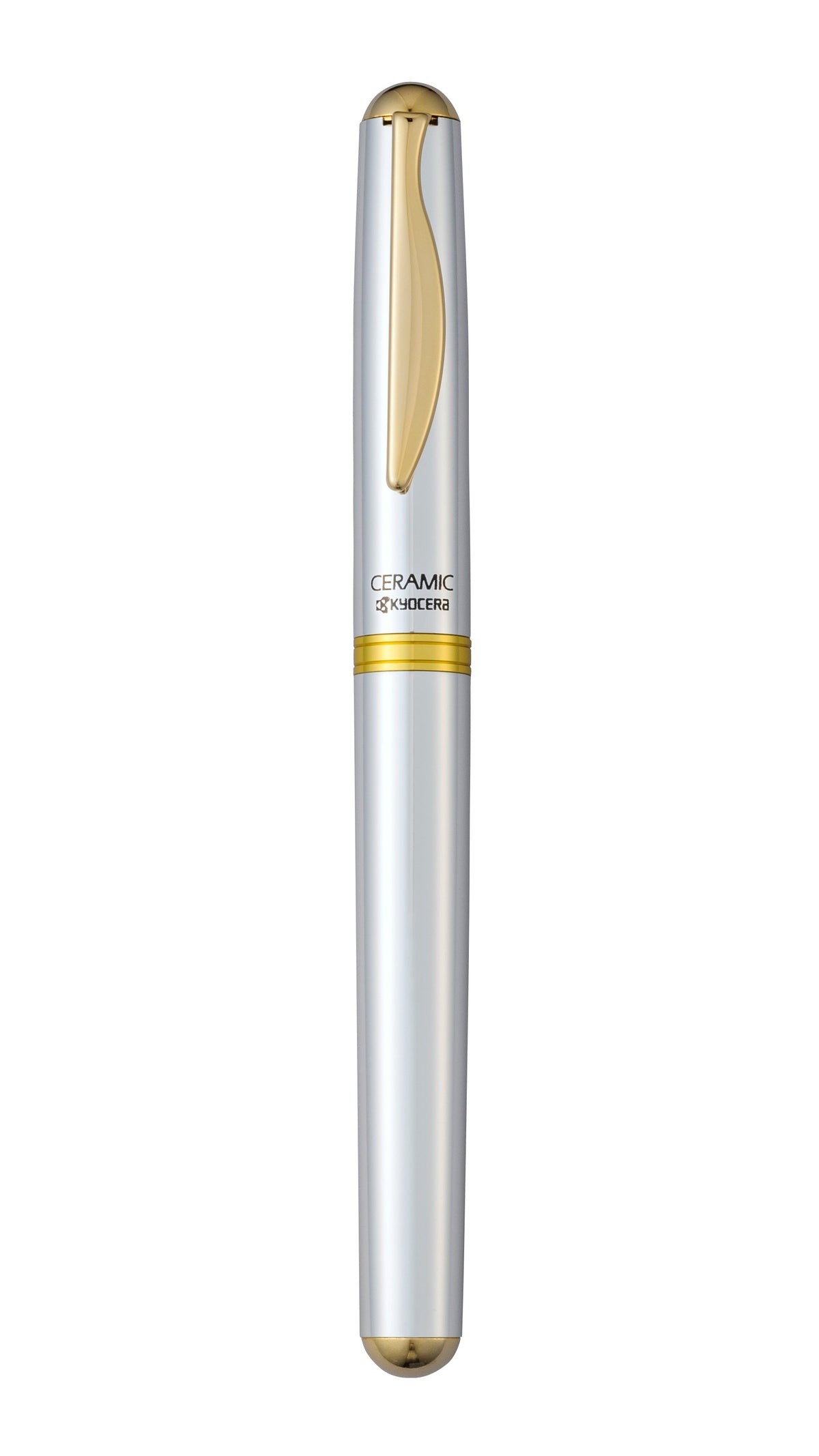 Blue and black refill for Kyocera Cera Noble ballpoint pen, shown with blue ink tip and black ink section.