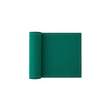Set of Caribbean Green napkins and tablecloth from MY DRAP, showcasing four stylish variants for elegant dining.
